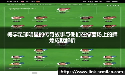 梅字足球明星的传奇故事与他们在绿茵场上的辉煌成就解析